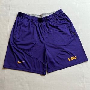 Nike LSU Tigers Dri Fit Shorts On-field EUC